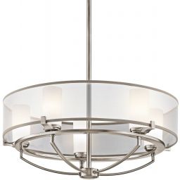 Elstead Lighting Saldana lampa wisząca 5x3 W klasyczny pewter KL-SALDANA5