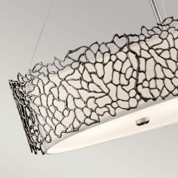 Elstead Lighting Silver Coral lampa wisząca 4x60 W KL-SILVER-CORAL-ISLE