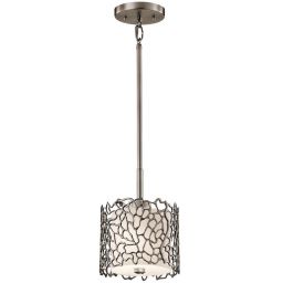 Elstead Lighting Silver Coral lampa wisząca 1x60 W KL-SILVER-CORAL-MP