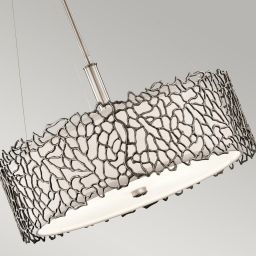 Elstead Lighting Silver Coral lampa wisząca 3x60 W KL-SILVER-CORAL-P-A