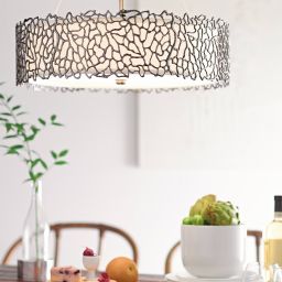 Elstead Lighting Silver Coral lampa wisząca 4x60 W KL-SILVER-CORAL-P-B