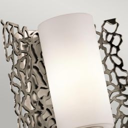 Elstead Lighting Silver Coral kinkiet 1x60 W cyna KL-SILVER-CORAL1