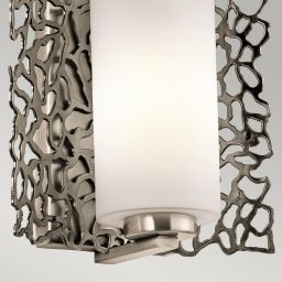 Elstead Lighting Silver Coral kinkiet 1x60 W cyna KL-SILVER-CORAL1