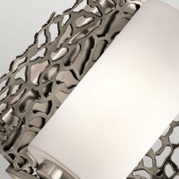 Elstead Lighting Silver Coral kinkiet 1x60 W cyna KL-SILVER-CORAL1