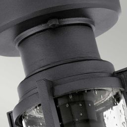 Elstead Lighting Suri lampa podsufitowa zewnętrzna 1x40 W czarna KL-SURI-F
