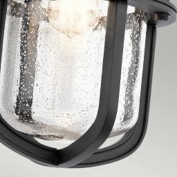 Elstead Lighting Suri kinkiet zewnętrzny 1x60 W czarny KL-SURI-L