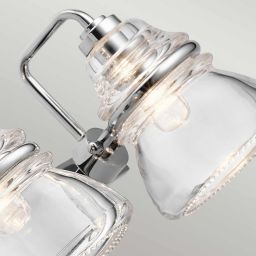 Elstead Lighting Talland kinkiet 3x3 W chrom KL-TALLAND3-PC-BATH