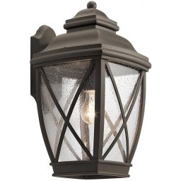 Elstead Lighting Tangier kinkiet zewnętrzny 1x60 W brązowy KL-TANGIER2-L