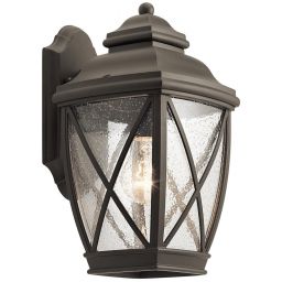 Elstead Lighting Tangier kinkiet zewnętrzny 1x60 W brązowy KL-TANGIER2-M