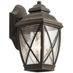 Elstead Lighting Tangier kinkiet zewnętrzny 1x60 W brązowy KL-TANGIER2-S