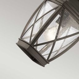 Elstead Lighting Tangier lampa wisząca zewnętrzna 1x60 W brązowa KL-TANGIER8-M