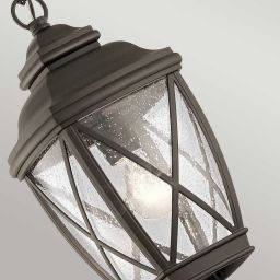 Elstead Lighting Tangier lampa wisząca zewnętrzna 1x60 W brązowa KL-TANGIER8-M