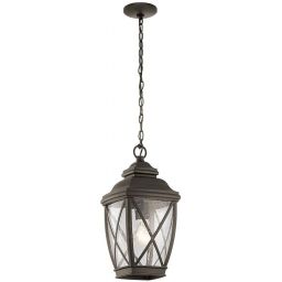 Elstead Lighting Tangier lampa wisząca zewnętrzna 1x60 W brązowa KL-TANGIER8-M