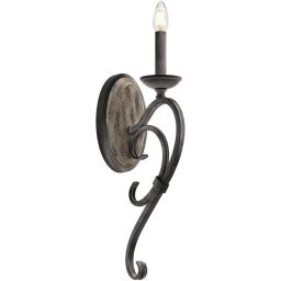 Elstead Lighting Taulbee kinkiet 1x60 W postarzany cynk KL-TAULBEE1