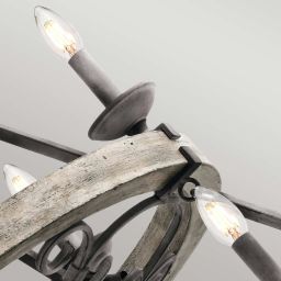 Elstead Lighting Taulbee lampa wisząca 15x60 W KL-TAULBEE15