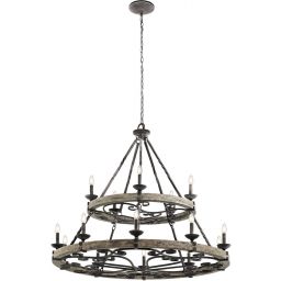 Elstead Lighting Taulbee lampa wisząca 15x60 W KL-TAULBEE15