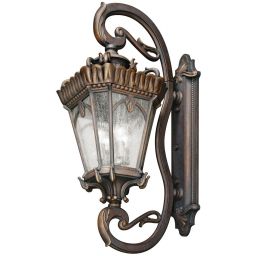 Elstead Lighting Tournai kinkiet zewnętrzny 4x60 W szary-brązowy KL-TOURNAI1G-XL