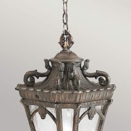 Elstead Lighting Tournai lampa wisząca zewnętrzna 1x60 W szara-brązowa KL-TOURNAI8-M