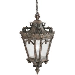 Elstead Lighting Tournai lampa wisząca zewnętrzna 1x60 W szara-brązowa KL-TOURNAI8-M