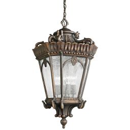 Elstead Lighting Tournai lampa wisząca zewnętrzna 4x60 W szara-brązowa KL-TOURNAI8G-XL