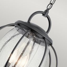 Elstead Lighting Vandalia lampa wisząca zewnętrzna 3x60 W czarna KL-VANDALIA8-L