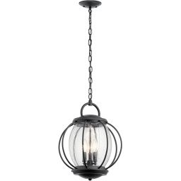 Elstead Lighting Vandalia lampa wisząca zewnętrzna 3x60 W czarna KL-VANDALIA8-L