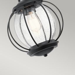 Elstead Lighting Vandalia lampa wisząca zewnętrzna 1x60 W czarna KL-VANDALIA8-M
