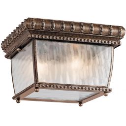 Elstead Lighting Venetian Rain lampa podsufitowa zewnętrzna 2x60 W brązowa KL-VENETIAN-F