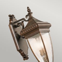 Elstead Lighting Venetian Rain kinkiet zewnętrzny 2x60 W brązowy KL-VENETIAN2-M