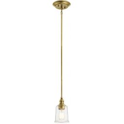 Elstead Lighting Waverly lampa wisząca 1x60 W mosiądz KL-WAVERLY-MP-NBR