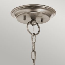 Elstead Lighting Waverly lampa wisząca 3x60 W cynowa KL-WAVERLY3-CLP