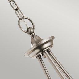Elstead Lighting Waverly lampa wisząca 3x60 W cynowa KL-WAVERLY3-CLP