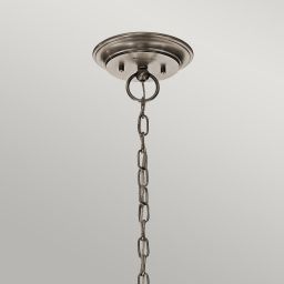 Elstead Lighting Waverly lampa wisząca 5x60 W cynowa KL-WAVERLY5-CLP