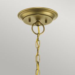 Elstead Lighting Waverly lampa wisząca 5x60 W mosiądz KL-WAVERLY5-NBR