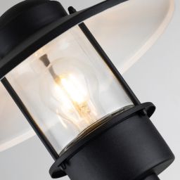 Elstead Lighting Klampenborg lampa stojąca zewnętrzna 1x60 W czarna KLAMPENBORG-BOL-BK