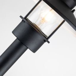 Elstead Lighting Klampenborg lampa stojąca zewnętrzna 1x60 W czarna KLAMPENBORG-BOL-BK