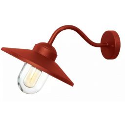 Elstead Lighting Klampenborg kinkiet zewnętrzny 1x60 W czerwony KLAMPENBORG-OXR