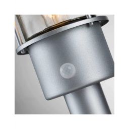 Elstead Lighting Klampenborg lampa stojąca zewnętrzna 1x60 W srebrna KLAMPENBORG-PED-SIL