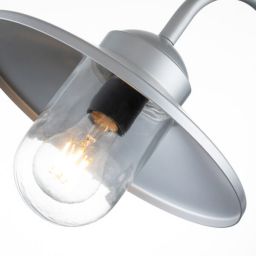 Elstead Lighting Klampenborg kinkiet zewnętrzny z czujnikiem ruchu 1x60 W srebrny KLAMPENBORG-PIR-SIL