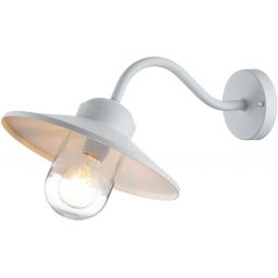 Elstead Lighting Klampenborg kinkiet zewnętrzny 1x60 W biały KLAMPENBORG-WHT