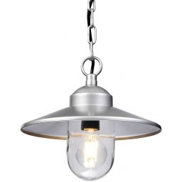 Elstead Lighting Klampenborg lampa wisząca 1x60 W srebrna KLAMPENBORG8