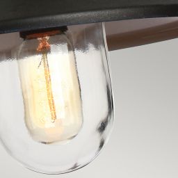 Elstead Lighting Klampenborg lampa wisząca 1x W czarna KLAMPENBORG8-BK