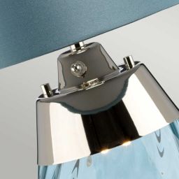 Elstead Lighting Lena lampa stołowa 1x60 W 1x7 W LED niebieska LENA-TL-S-BLUE