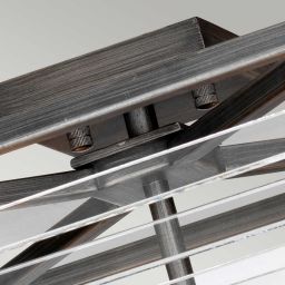 Elstead Lighting Louvre lampa podsufitowa 4x60 W szara LOUVRE-4F