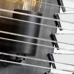 Elstead Lighting Louvre kinkiet 2x60 W szary LOUVRE2
