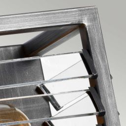 Elstead Lighting Louvre kinkiet 2x60 W szary LOUVRE2