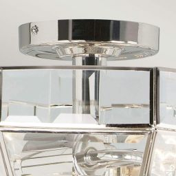 Elstead Lighting Old Park lampa podsufitowa 2x60 W polerowany nikiel OLD-PARK-PN