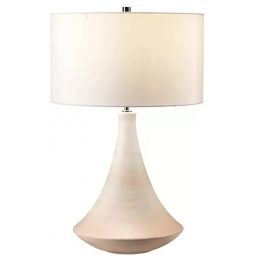 Elstead Lighting Pinner lampa stołowa 1x60 W kremowa PINNER-TL