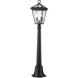 Quintiesse Alford Place lampa stojąca zewnętrzna 2x40 W czarna QN-ALFORD-PLACE-4B-S-MB