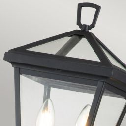 Quintiesse Alford Place lampa stojąca zewnętrzna 2x40 W czarna QN-ALFORD-PLACE-4B-S-MB